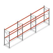 Voordeelrij deels gebruikte AR T2 palletstelling 3000x8420x1100mm (hxbxd) 2 niveaus