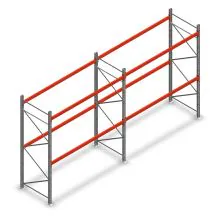 Combideal palletstelling AR T2 3000x5640x1100 mm (hxbxd) 2 niveaus 3636kg/niv