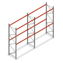 Combideal palletstelling AR T2 4000x5640x1100 mm (hxbxd) 2 niveaus 1820kg/niv