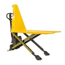 Schaarpalletwagen semi-elektrisch Totalsource TRSE0005 1000 kg geel