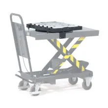 Rollenbaan voor heftafel 500 kg 1010x520 mm (lxb) met kogeldraaikrans