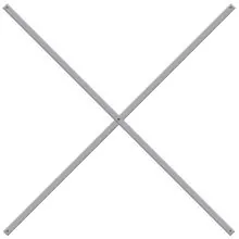 Kruisschoor set voor Light Duty Legbordstelling 550, 850 en 1000 mm 