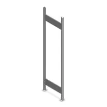 Legbordstelling Heavy Duty frame 2000x500 mm verzinkt