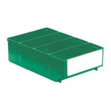 Magazijnbak, magazijnstellingbak RK 300x186x83 mm (lxbxh) groen
