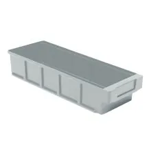 Magazijnbak, magazijnstellingbak VKB 400x152x83 mm (lxbxh) grijs