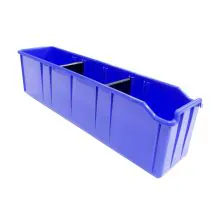 Magazijnbak PSB 4 blauw 415x100x110 mm (lxbxh) blauw