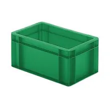 Stapelbare transportkrat TK0 300x200x145 mm (lxbxh) groen