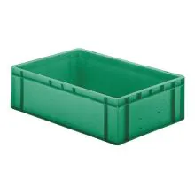 Stapelbare transportkrat TK0 600x400x175 mm (lxbxh) groen