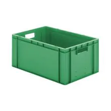 Stapelbare transportkrat TK0 600x400x270 mm (lxbxh) groen