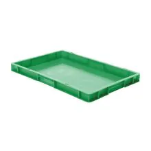 Stapelbare transportkrat TK0 600x400x50 mm (lxbxh) groen