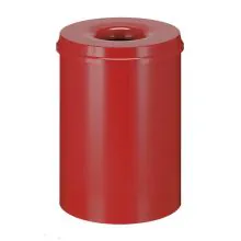 Vlamdovende papierbak 30 liter rood