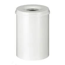 Vlamdovende papierbak 30 liter wit