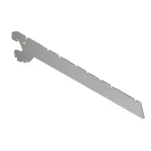 Winkelstelling dragers 370 mm per stuk RAL9006