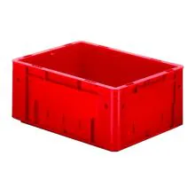 Zware stapelbare transportkrat VTK0 400x300x175 mm (lxbxh) rood