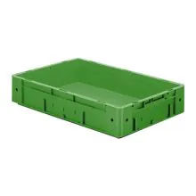 Zware stapelbare transportkrat VTK0 600x400x120 mm (lxbxh) groen