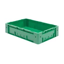 Zware stapelbare transportkrat VTK0 600x400x145 mm (lxbxh) groen