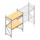 Grootvakstelling AR 2000x1610x900 mm (hxbxd) 2 niveaus verzinkt beginsectie
