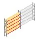Grootvakstelling AR 2250x2250x500 mm (hxbxd) 5 niveaus verzinkt beginsectie