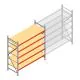 Grootvakstelling AR 2000x2010x900 mm (hxbxd) 5 niveaus verzinkt beginsectie