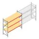Grootvakstelling AR 2250x2700x900 mm (hxbxd) 3 niveaus verzinkt beginsectie