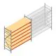 Grootvakstelling AR 2250x2700x900 mm (hxbxd) 6 niveaus verzinkt beginsectie