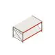 Werktafel grootvakstelling dubbellaags beginsectie 1965x1000x900 mm (lxdxh) frames niet voorgemonteerd