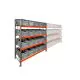 Bakkenkast AR 2000x2250x600 mm (hxbxd) 4 niveaus met 20 euronormbakken beginsectie