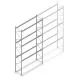 Gebruikte Dexion palletstelling 4400x2700x900 mm (hxbxd) 3 niveaus beginsectie