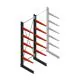 Medium draagarmstelling BR enkelzijdig 3000x1000x800mm (hxbxd) 5 niveaus beginsectie 220/arm