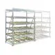 Flowrack doorrolstelling 2304x1890x1230mm 5 niveaus recht beginsectie