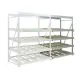 Flowrack doorrolstelling 2304x1840x1230mm 4 niveaus recht aanbouwsectie