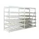 Flowrack doorrolstelling 2304x1840x1230mm 5 niveaus schuin aanbouwsectie