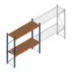 Grootvakstelling Kimer 1750x1500x600 mm (hxbxd) 2 niveaus beginsectie met voorgemonteerde frames