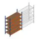 Grootvakstelling Kimer 2250x1500x800 mm (hxbxd) 5 niveaus beginsectie