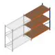 Grootvakstelling Kimer 1750x1500x800 mm (hxbxd) 3 niveaus aanbouwsectie