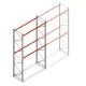 Palletstelling AR T2 5000x2700x1100mm (hxbxd) 2 niveaus 3636kg/niv beginsectie