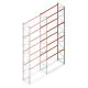 Palletstelling AR T2 8000x2700x1100mm (hxbxd) 4 niveaus 2844kg/niv aanbouwsectie