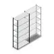 Legbordstelling Medium Duty 2000x1000x400mm (hxbxd) 6 niveaus antraciet beginsectie