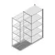 Legbordstelling Medium Duty 2200x1000x700mm (hxbxd) 5 niveaus antraciet aanbouwsectie