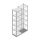 Legbordstelling Light Duty 2000x550x400mm (hxbxd) 6 niveaus beginsectie