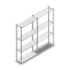 Legbordstelling Light Duty 2000x1000x300 mm (hxbxd) 4 niveaus beginsectie