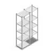 Legbordstelling Light Duty 2000x550x400 mm (hxbxd) 5 niveaus beginsectie