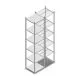 Legbordstelling Light Duty 2500x550x500 mm (hxbxd) 6 niveaus beginsectie