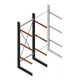 Zware draagarmstelling enkelzijdig 4000x1500x1500mm (hxbxd) 3 niveaus beginsectie