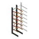 Zware draagarmstelling enkelzijdig 5000x1000x1500mm (hxbxd) 6 niveaus beginsectie