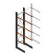 Zware draagarmstelling enkelzijdig 5000x1200x1200mm (hxbxd) 4 niveaus beginsectie