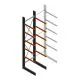 Zware draagarmstelling enkelzijdig 5000x1200x1200mm (hxbxd) 5 niveaus beginsectie