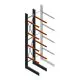 Zware draagarmstelling enkelzijdig 5000x800x1500mm (hxbxd) 4 niveaus beginsectie
