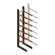 Zware draagarmstelling enkelzijdig 5000x800x1500mm (hxbxd) 6 niveaus beginsectie