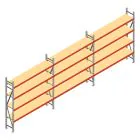 Voordeelrij grootvakstelling AR 2500x5030x400 mm (hxbxd) 4 niveaus